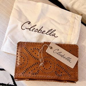 Cleobella Mexicana Clutch in Cognac
